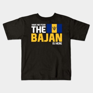 Have No Fear, The Bajan is Here Kids T-Shirt